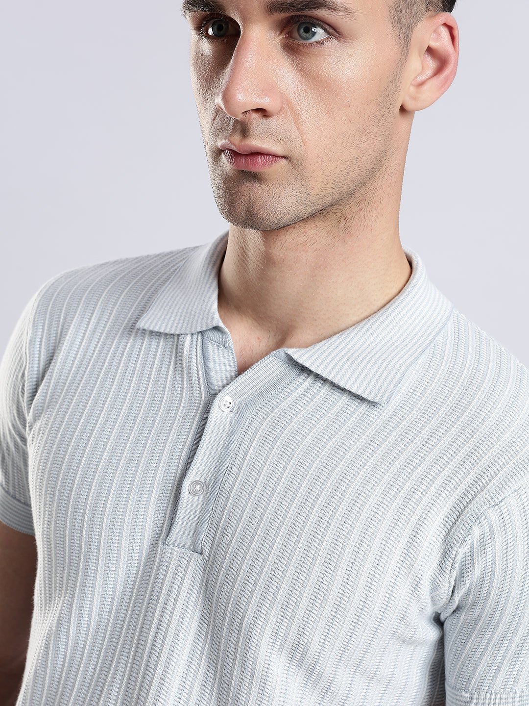 Jacquard Glacier Knit Polo - Image 5